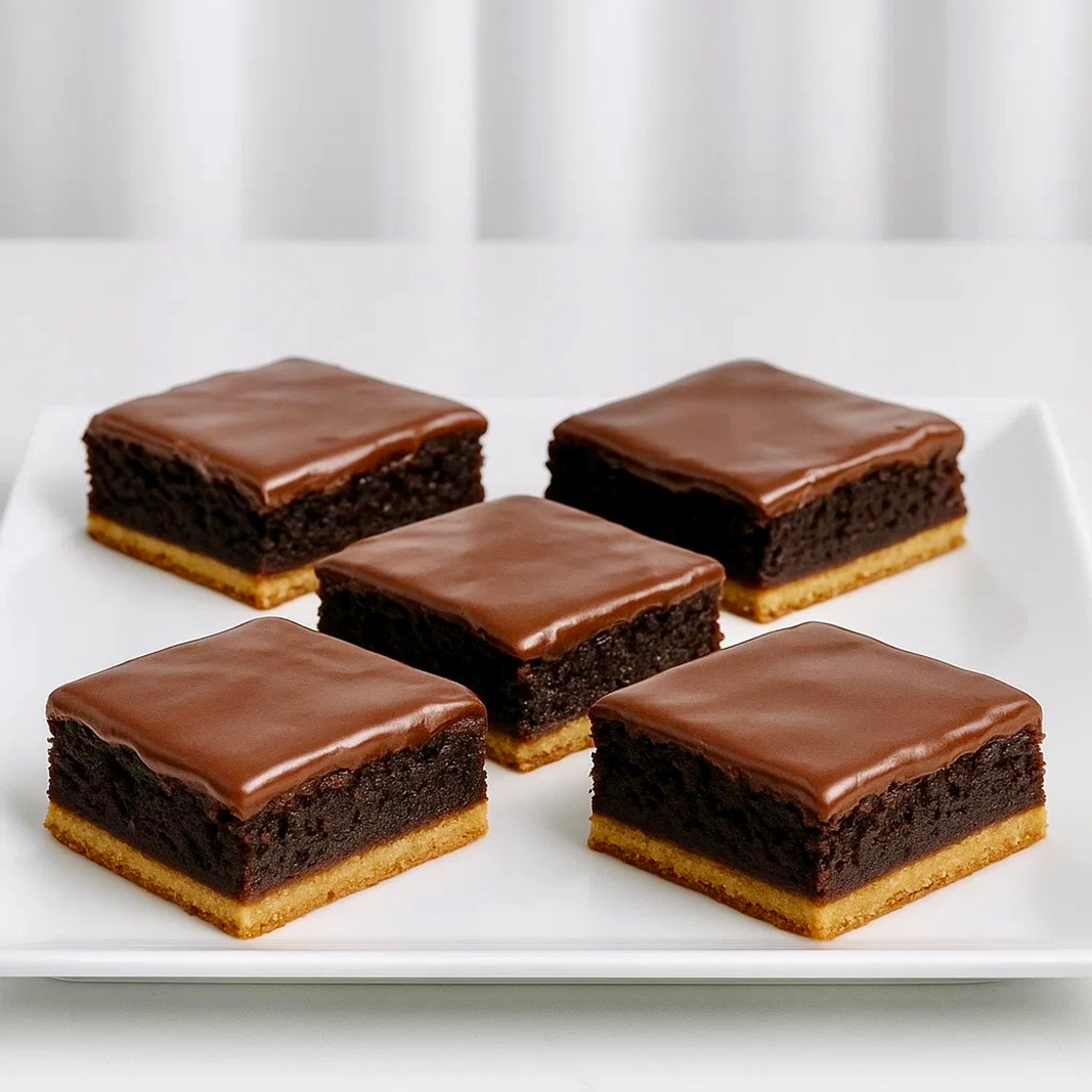 Butter & Bliss Shortbread Caramel Brownies